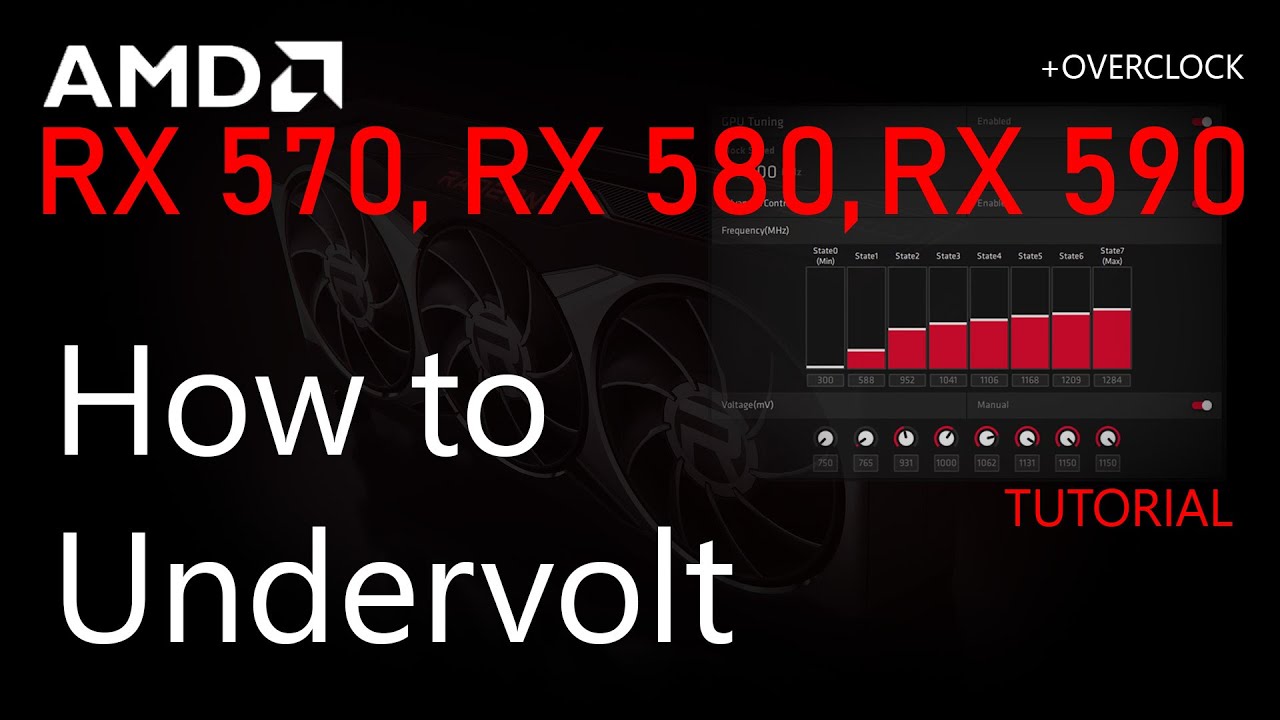 How to Undervolt + Overclock your GPU using AMD Radeon Software 2020 | RX 570, RX 580, RX 590