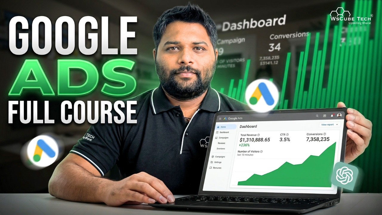 Google Ads Full Course 2026 (With AI) &ndash; Beginner to PRO in One Video