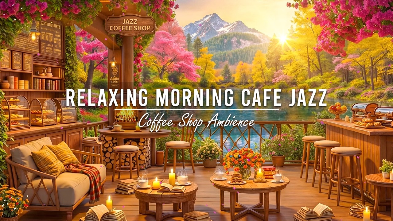 Golden Lake Cafe Jazz 🇯🇵🇨🇭 | Soft Piano Jazz for Study & Focus 勉強 集中 | Relaxing Morning Cafe Jazz