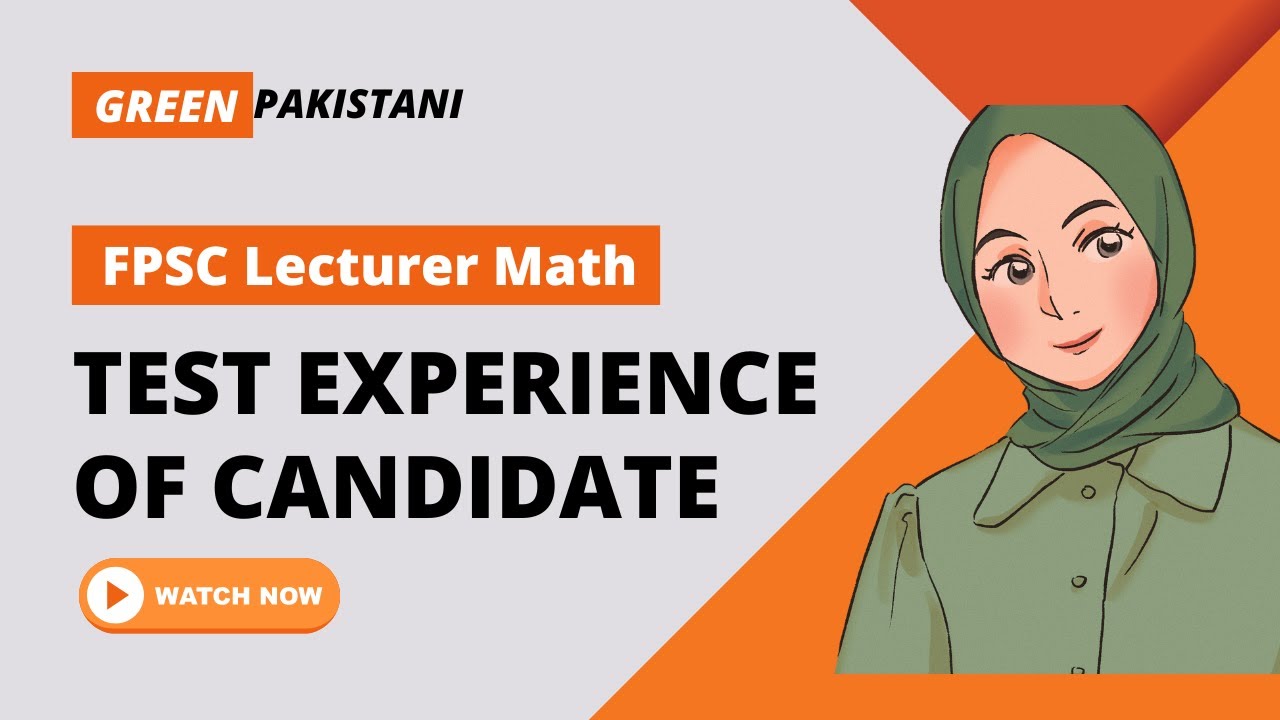 FPSC Lecturer Math Test Experience of a Candidate | Discussion about Pedagogy and Subject Portion