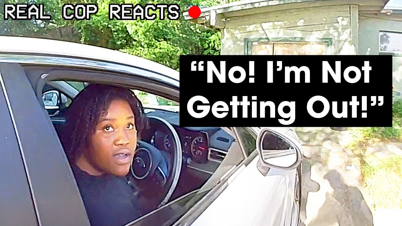 The Moment Cops Realized WHY She Wouldn't Get Out of Her Car