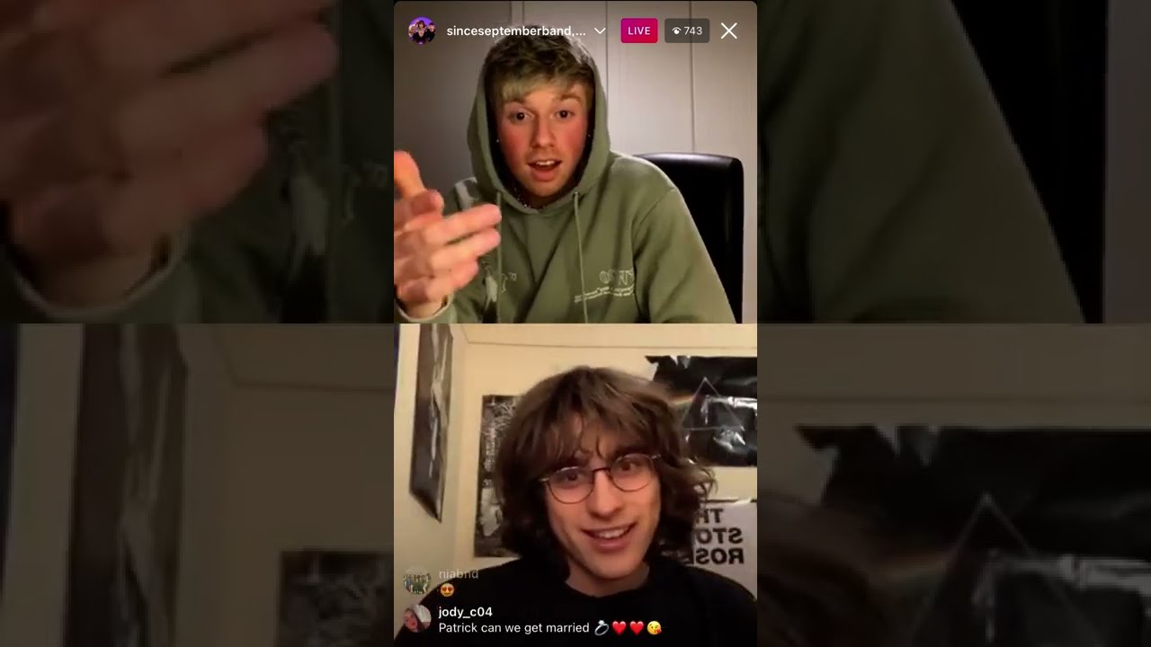 Matthew Nolan and Patrick Ralphson Insta Live (19/11/2020)