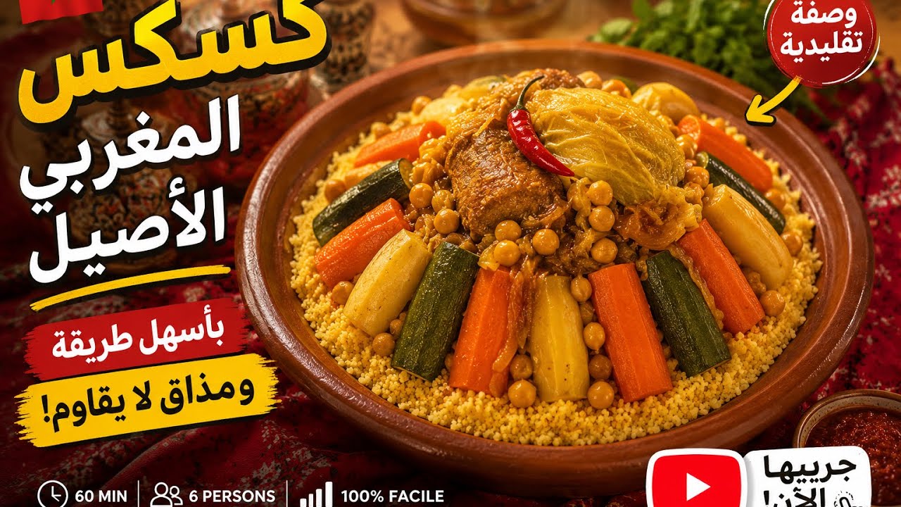 حضرت أسهل وألد كسكس مغربي في الدار للمبتدئات أما البنة ياسلام