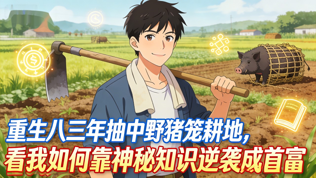 重生八三年抽中野猪笼耕地，看我如何靠神秘知识逆袭成首富。前世百亿富豪，今生从一亩三分地开始逆袭。#種田 #種田文 #種田小說 #年代小說 #動漫 #漫畫 #小說推薦