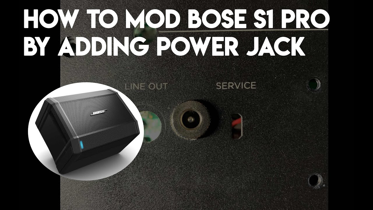 BOSE S1 PRO SPEAKER HACK