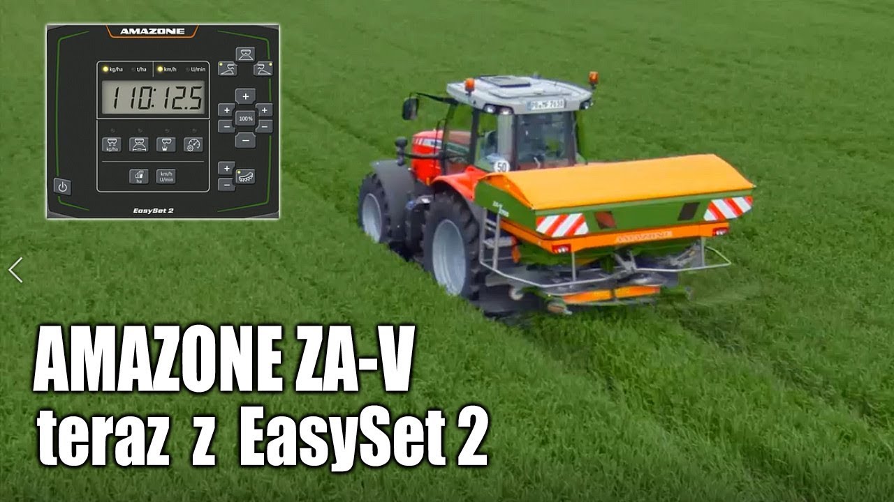 Rozsiewacze AMAZONE ZA-V teraz z EasySet 2