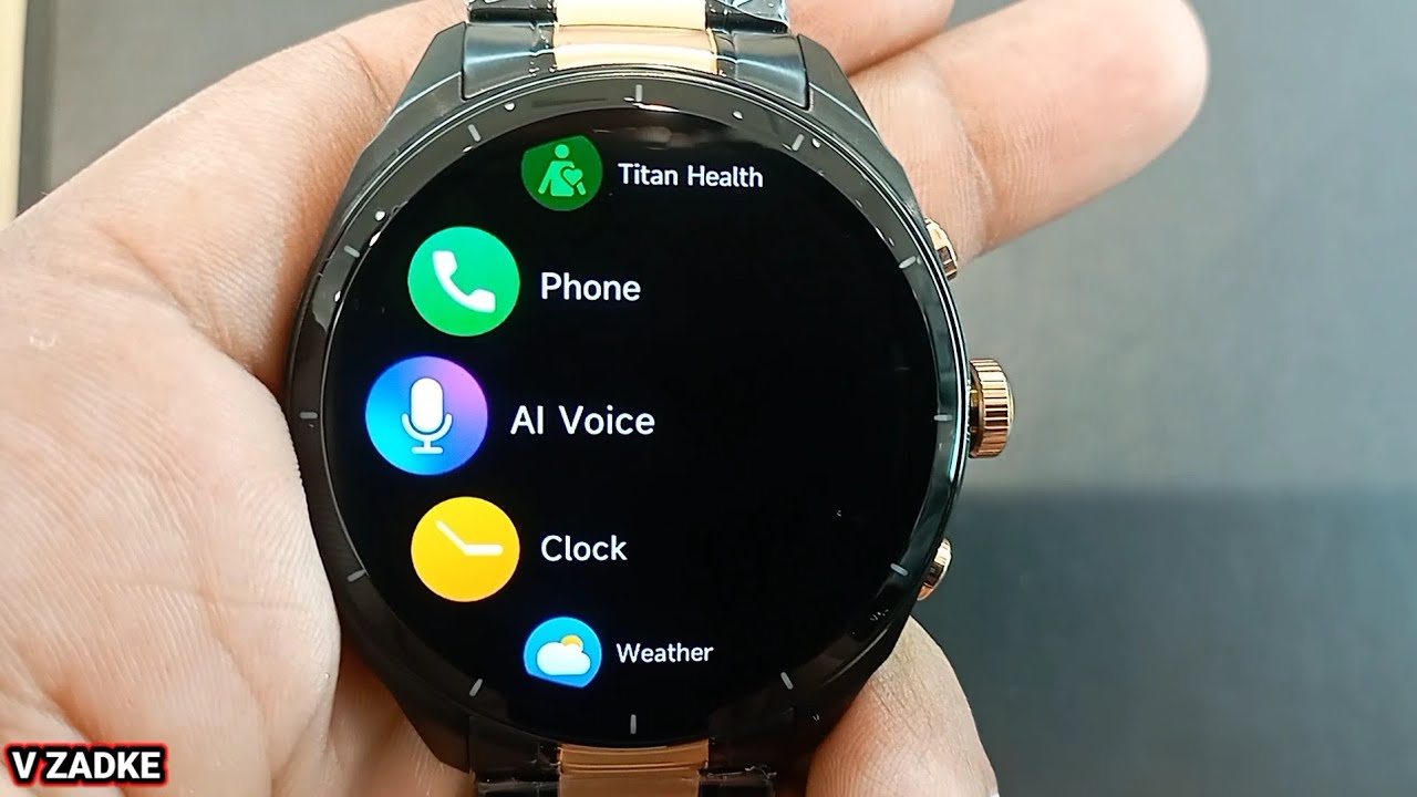 Titan Heritage Premium Smart watch With All SS Design AMOLED Advanced Chipset All Features