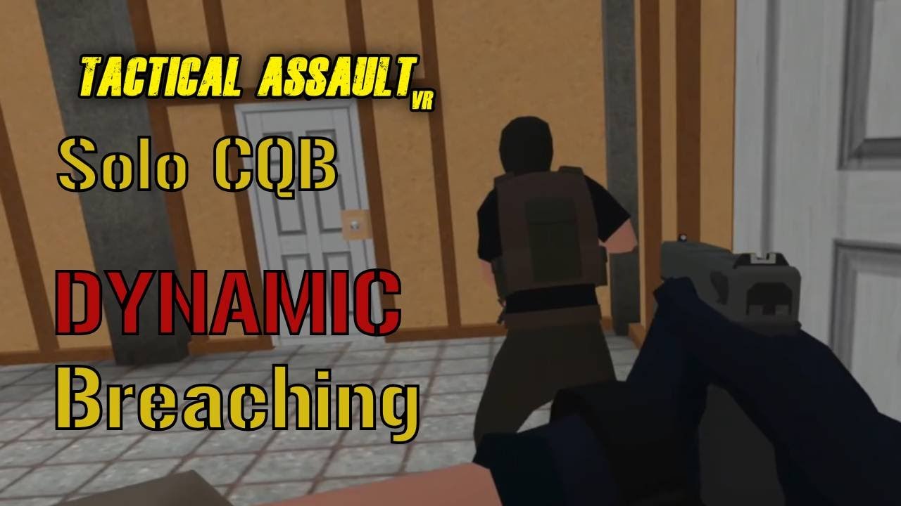 Solo CQB room clearing with G18C | Tactical Assault VR