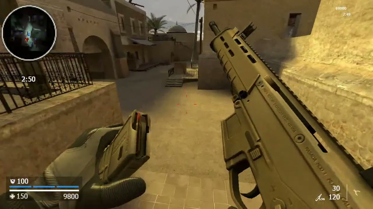CS: Source - Tactical Warfare V1.9 - Gameplay (New Weapons)