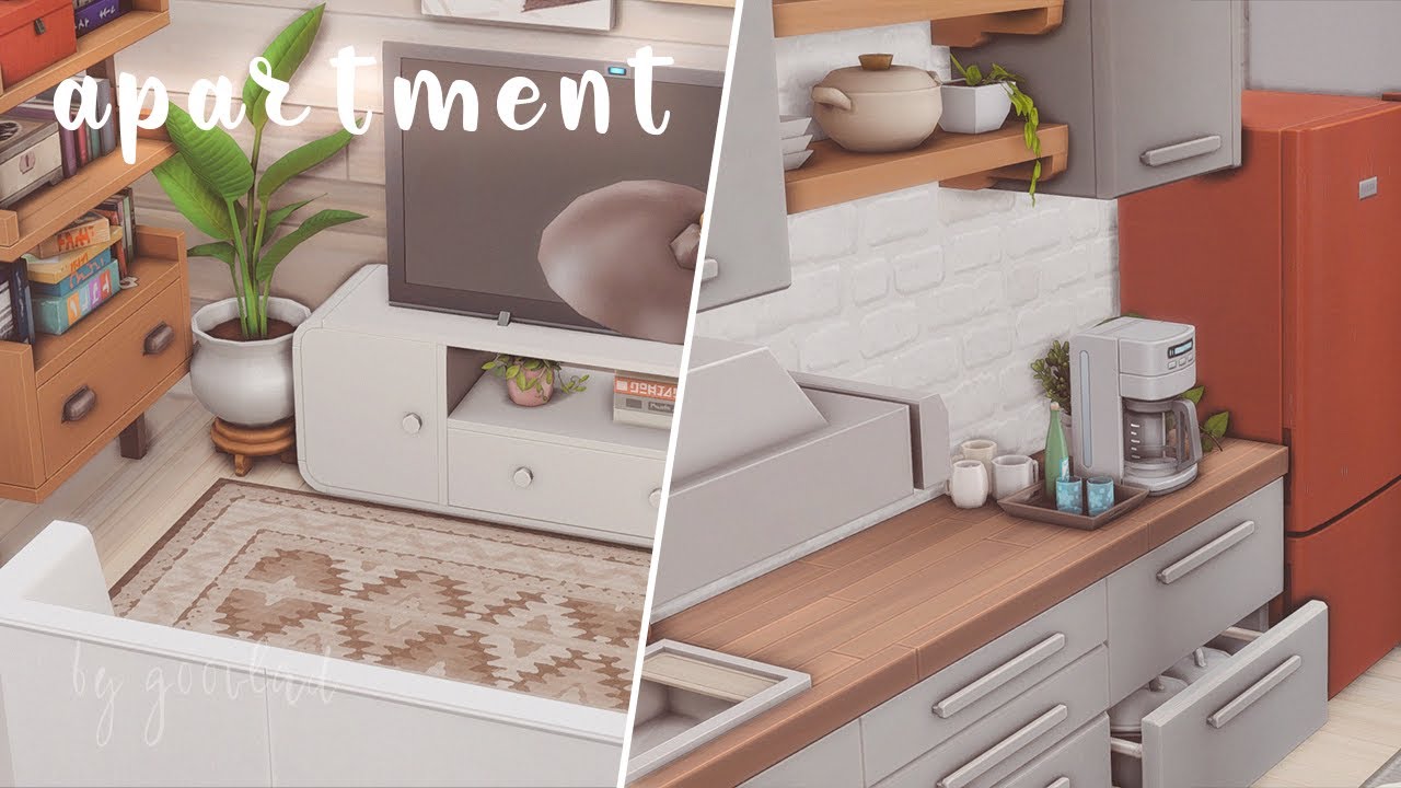 Уютная СЕМЕЙНАЯ КВАРТИРА в Эвергрин-Харбор \ Строительство The Sims 4