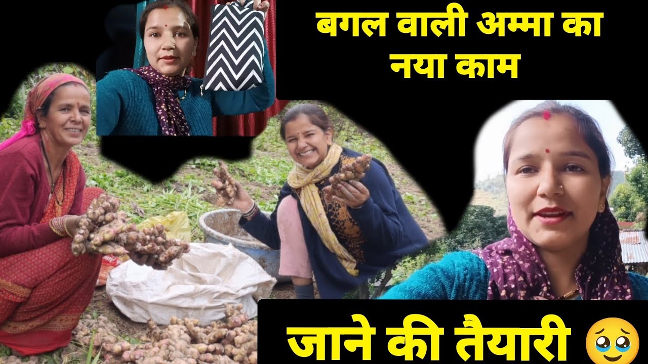 मेरी जाने की तैयारी होने लग गई 🥹 अम्मा का काम कैसा लगा आप लोगों को 💯#kumauni #phadilifestyle 