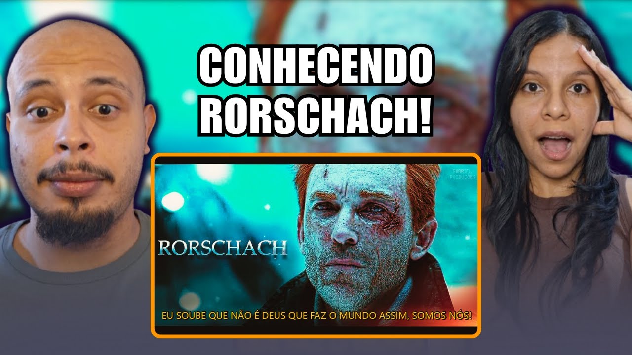 CASAL REACT: Rorschach | A Natureza Humana é Selvagem! (Watchmen) | Gabriel Produções