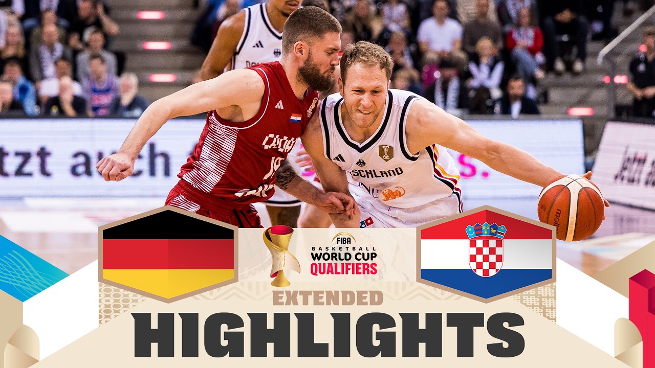 Germany 🇩🇪 v Croatia 🇭🇷 | Extended Highlights | FIBA Basketball World Cup 2027 European Qualifiers
