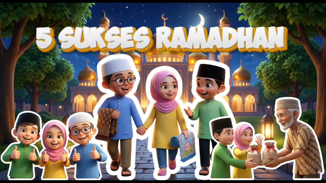 5 SUKSES RAMADHAN! Ayo Semangat Puasa & Tarawih!