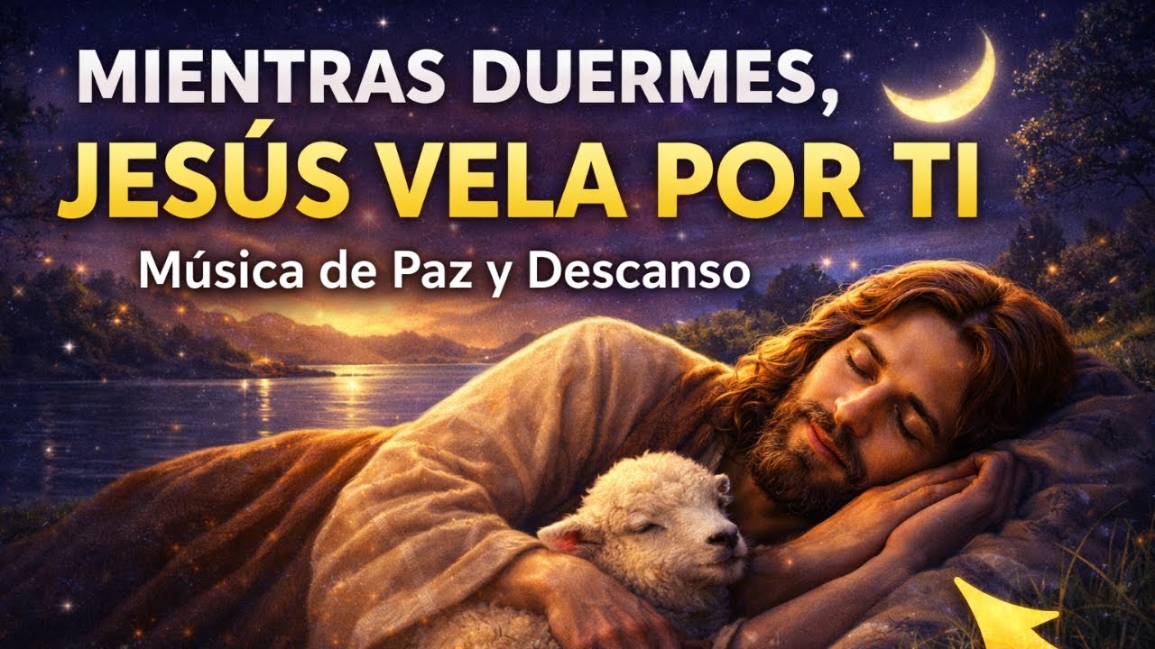 MIENTRAS DUERMES, JESÚS VELA POR TI 🌙 Música de Paz y Descanso
