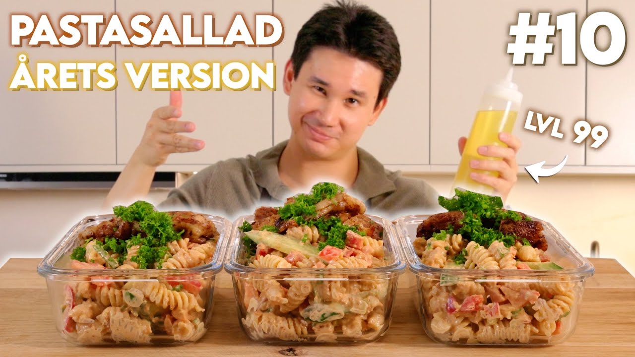 Matlåda Recept #10 | Årets Pastasallad med Saftig Kyckling!