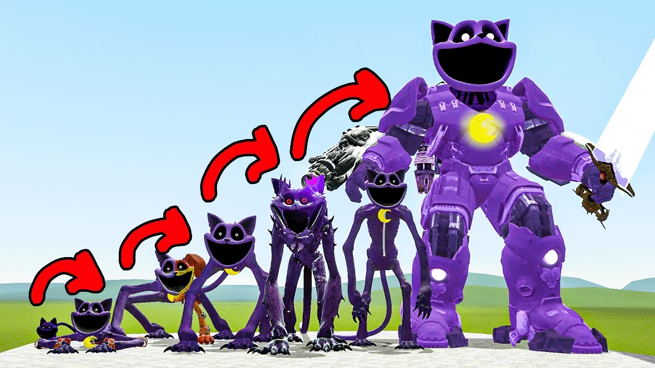 New Evolution Of CatNap Poppy Playtime 3 To Mecha Titan CatNap In Garry's Mod