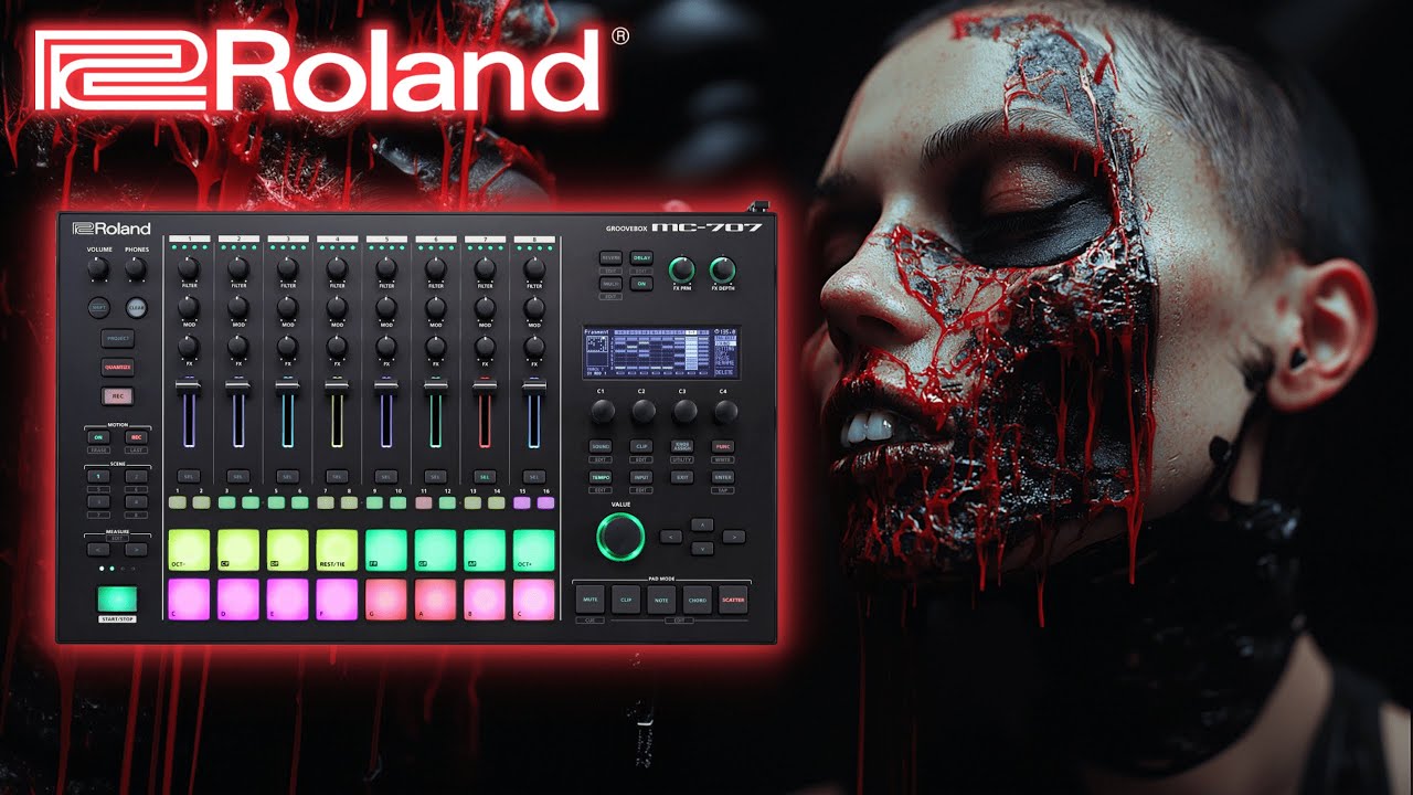 🚀ROLAND MC 707 TECHNO PROJECT #2 @rolandglobal