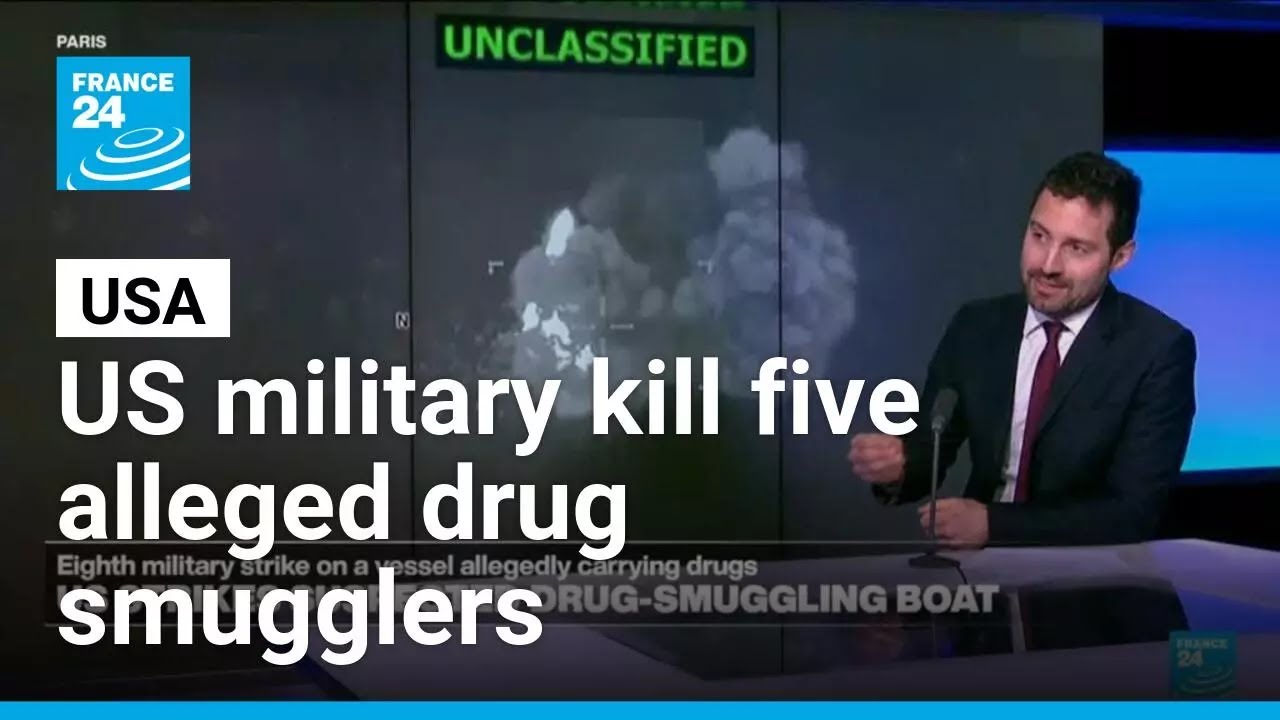 US military strikes suspected drug vessels in the eastern Pacific ocean &bull; FRANCE 24 English