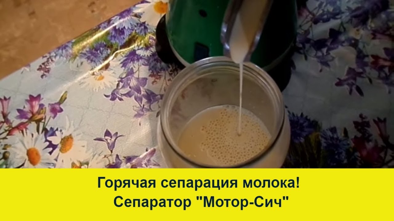 Горячая сепарация молока! Сепаратор 