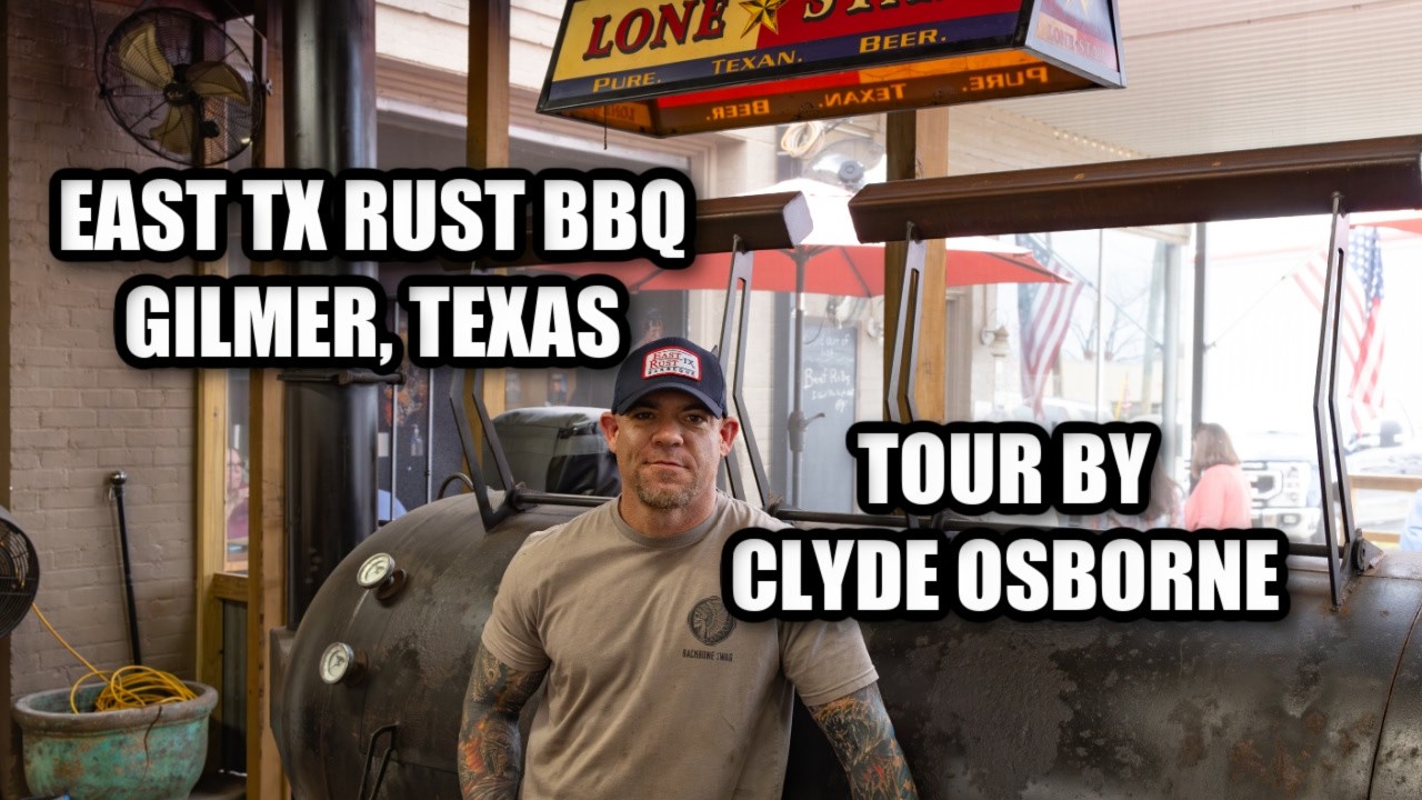 Загляните внутрь ресторана East TX Rust BBQ в Гилмере, штат Техас | Экскурсия с владельцем Клайдо...