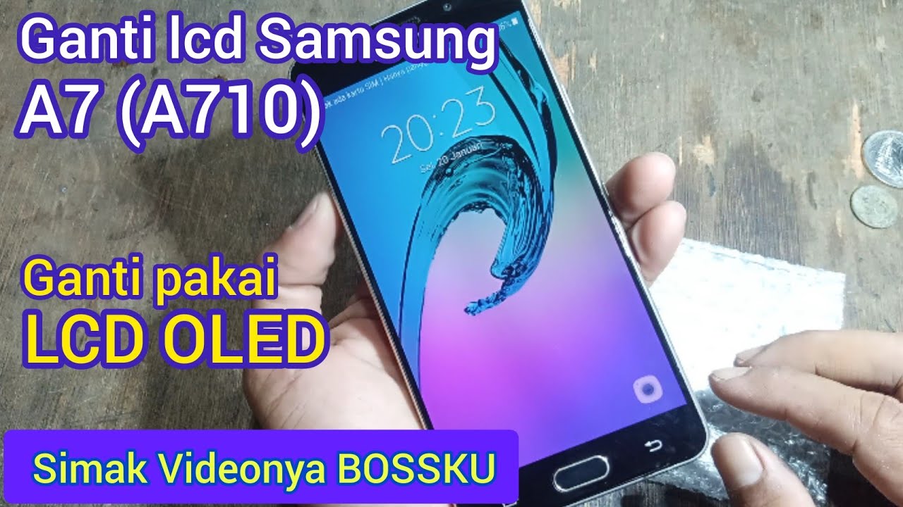 cara ganti lcd Samsung A710/A7 2016 | how to replace lcd Samsung A7 or A710