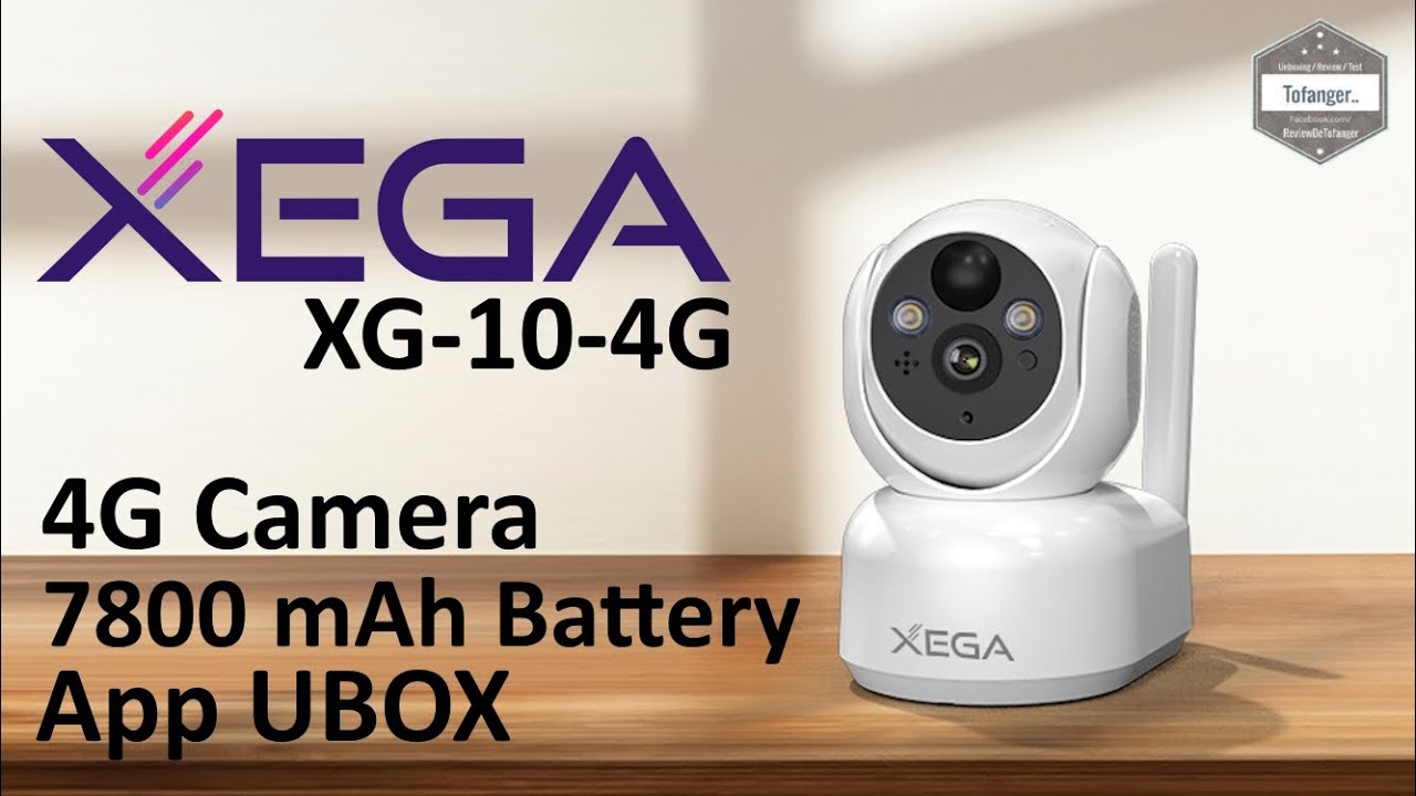 Xega XG-10 4G LTE 2K беспроводная камера видеонаблюдения для помещений с SIM-картой —приложение UBOX