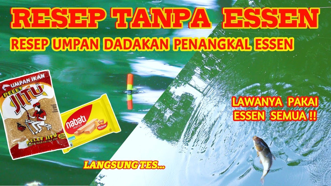RESEP UMPAN DADAKAN IKAN MAS TANPA ESSEN ❗ RACIKAN UMPAN PENANGKAL ESSEN LAWAN  PALING AMPUH ❗❗