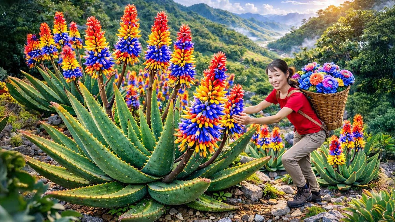 SHOCKING! Harvesting Giant Wildflowers on a 3000m Mountain | Sold Out in 1 Minute