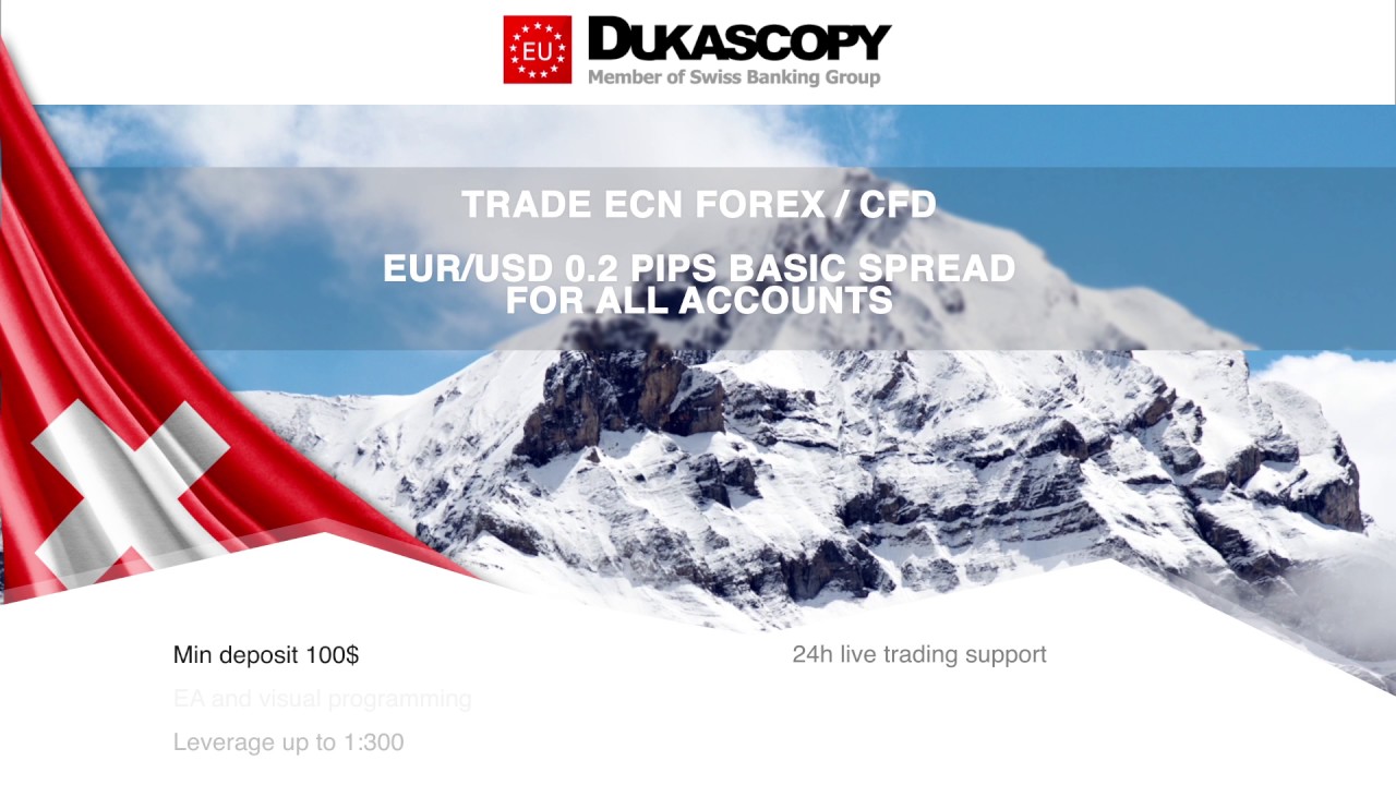 Tired of big spreads - start trading with Dukascopy