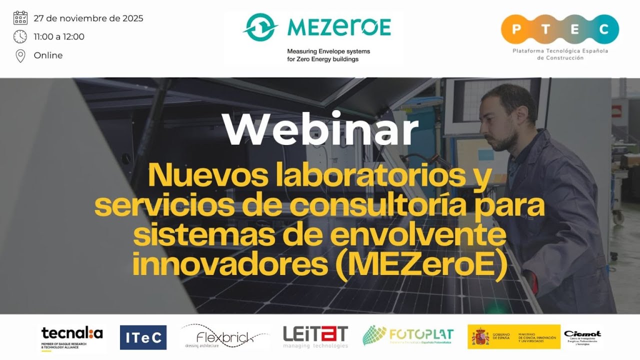 Nuevos laboratorios y servicios de consultoría para sistemas de envolvente innovadores MEZeroE