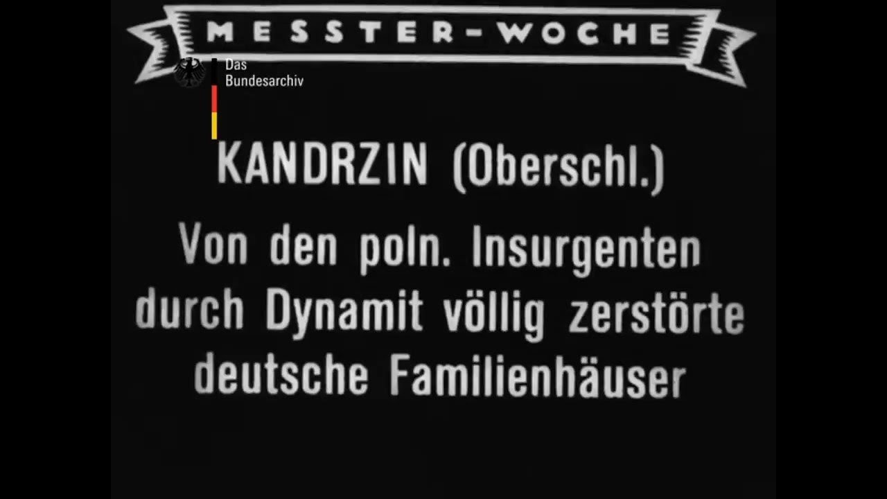 KĘDZIERZYN, POGORZELEC I SŁAWIĘCICE w niemieckiej kronice filmowej &bdquo;Messter-Woche&rdquo;. 1921r.
