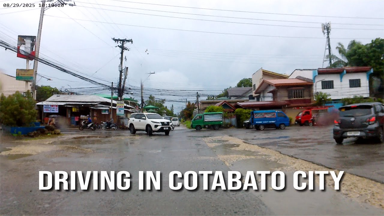 A Rainy Friday Morning Drive in Cotabato City Through Pascual Subdivision