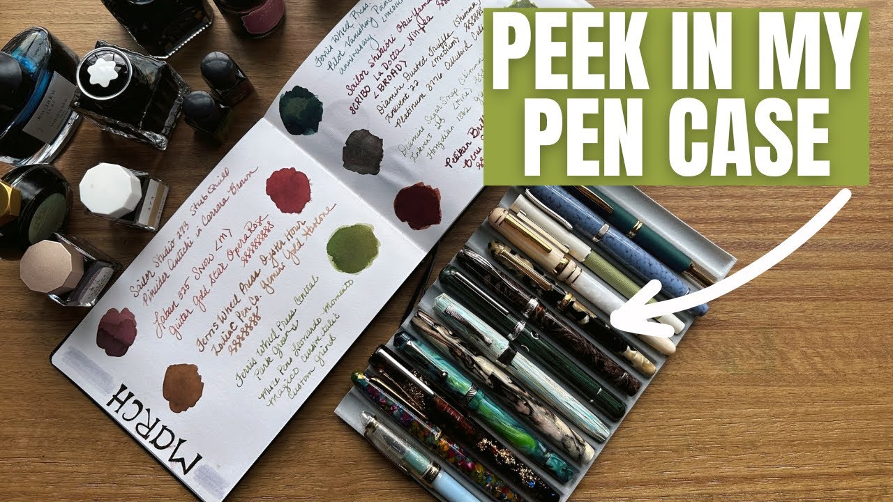 March Inspiration Currently Inked! Esterbrook, Scribo, Leonardo, Sailor, BENU