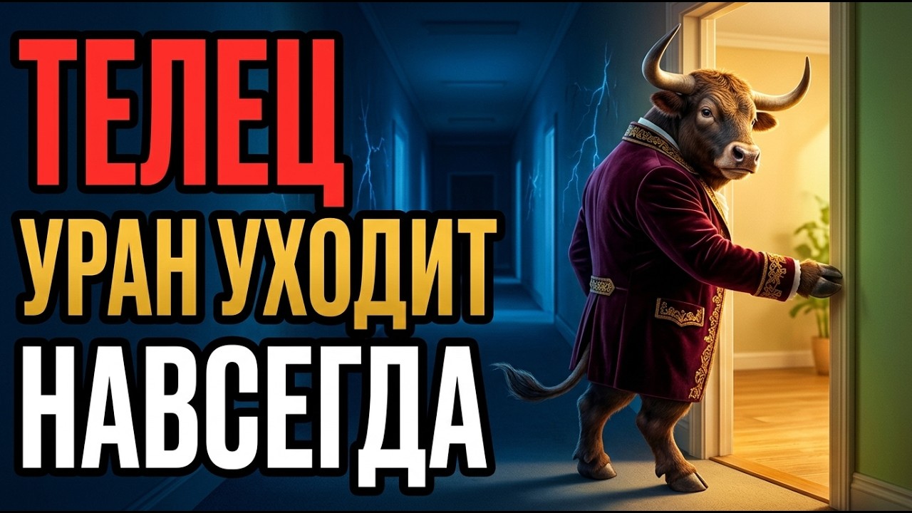 ТЕЛЕЦ, через 5 недель Уран уйдёт из твоего знака. Навсегда. Вот что он с тобой сделал за 7 лет
