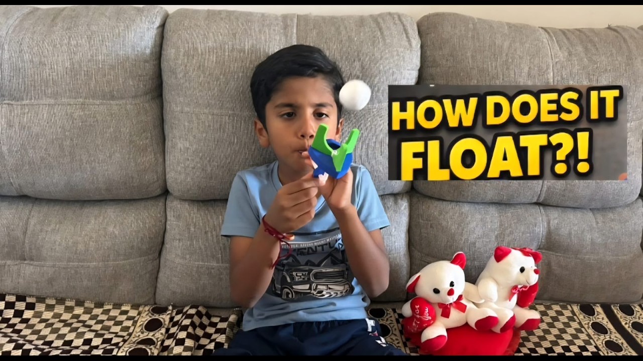 Floating Ball Experiment 😲 | Easy Science Experiment at Home