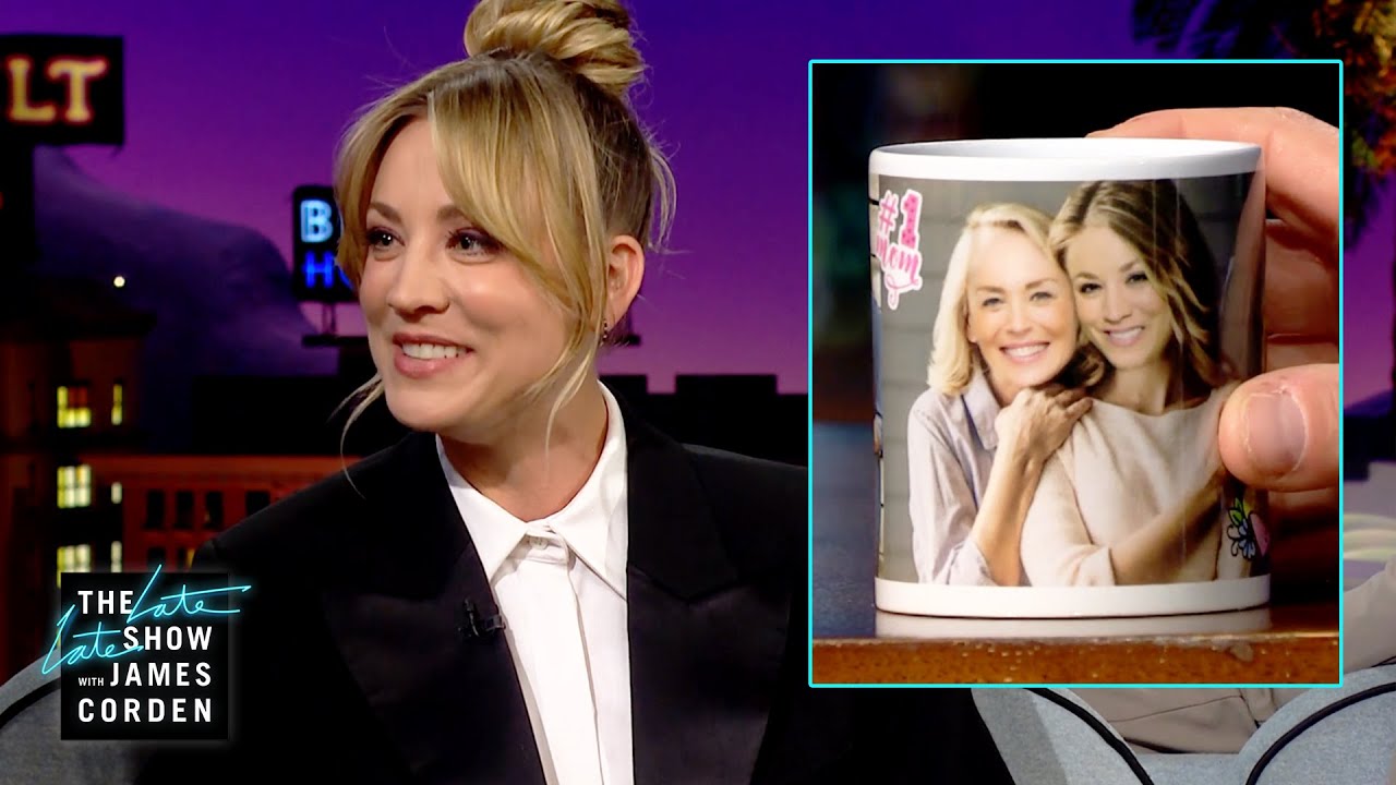 Kaley Cuoco "Made" Sharon Stone the Perfect Mug