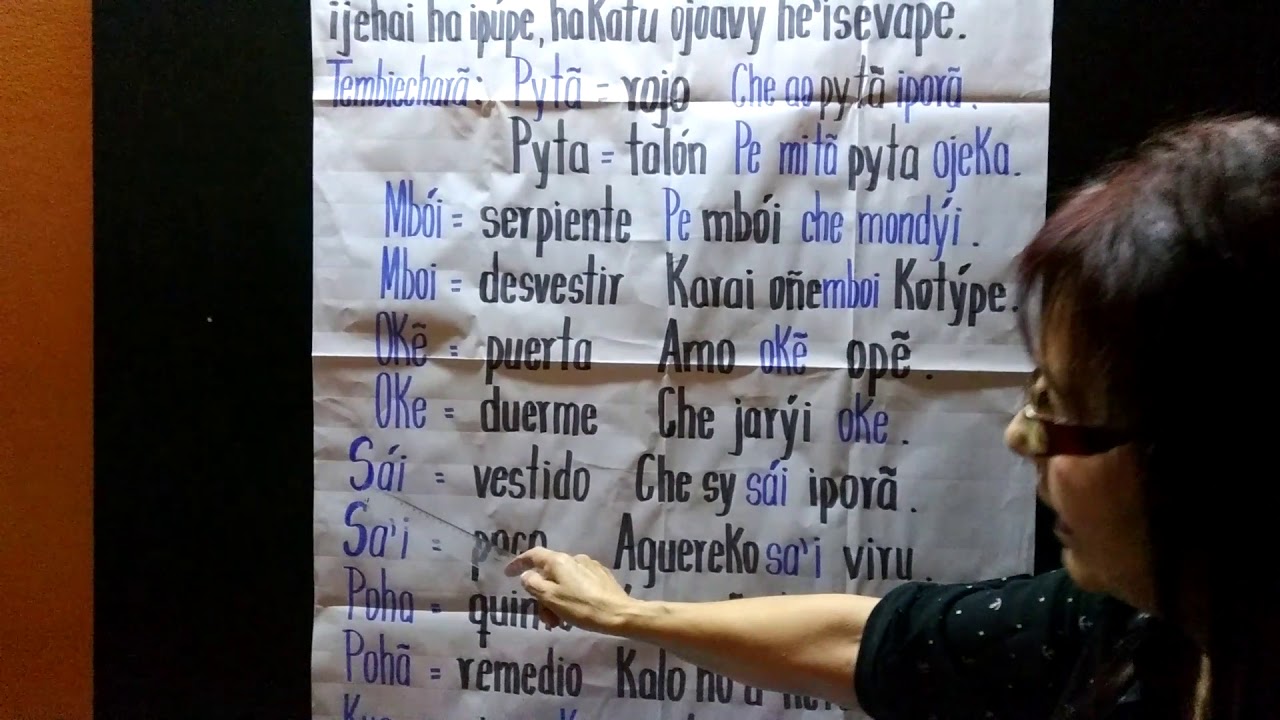 Lección 31 Ñe'ê Ojojoguanungáva