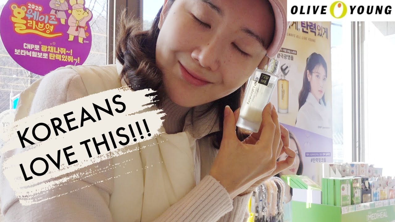Skincare REALLY popular amongst Koreans right now! #oliveyoung #2020