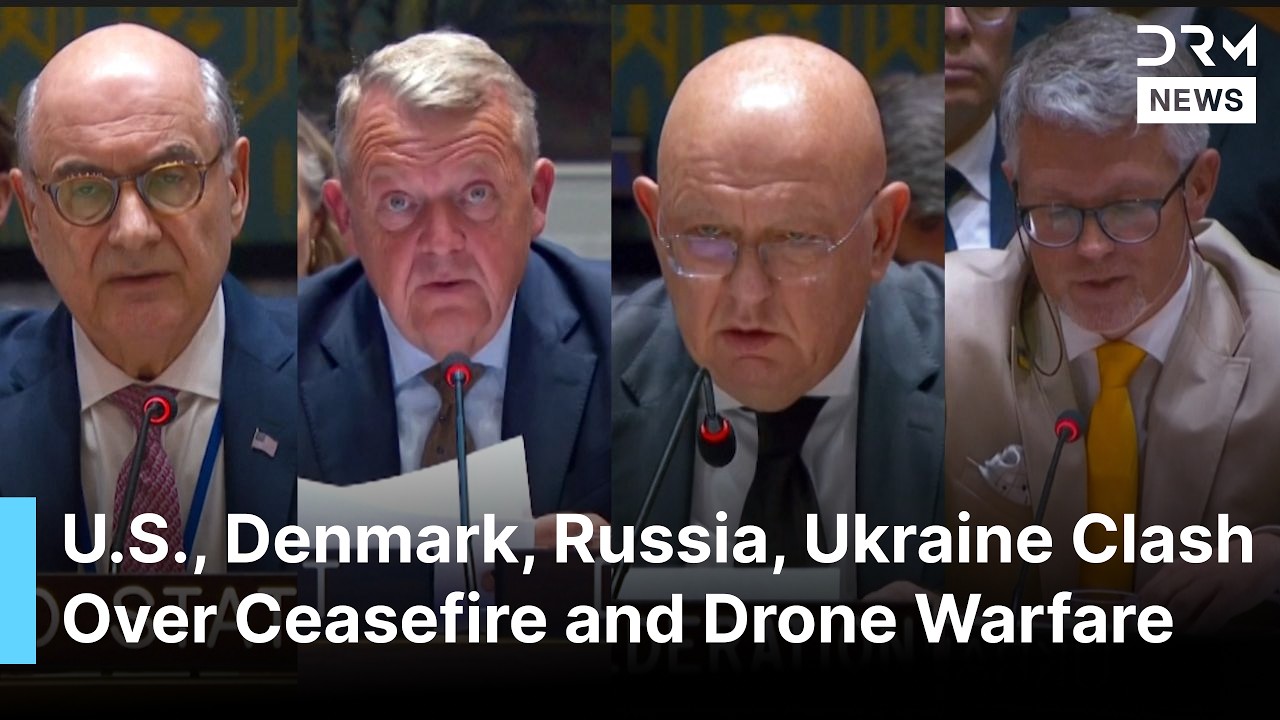 ОСТРОЕ ПРОТИВОСТОЯНИЕ: США, Дания, Россия и Украина спорят в ООН о прекращении огня и войне дроно...