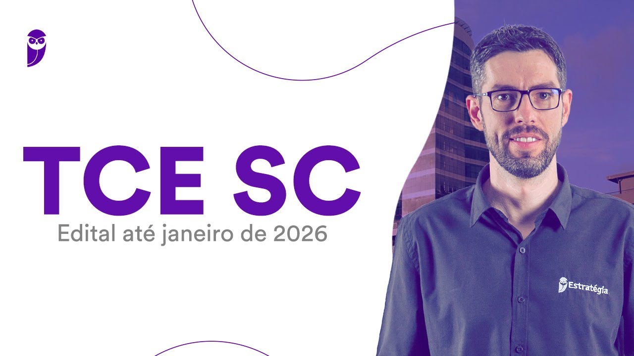 Concurso TCE SC: Edital até janeiro de 2026