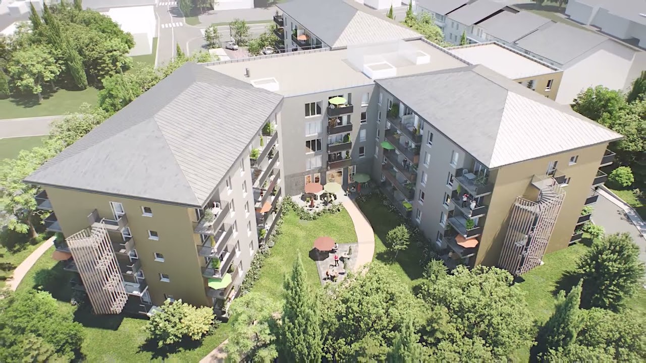 Résidence Service Sénior - Bourg en Bresse | DOMITYS ©spectrum #film3d #render #archviz