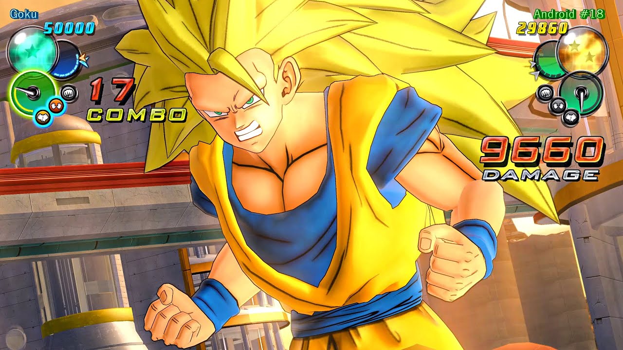 Dragon Ball Z: Ultimate Tenkaichi - SSJ3 GOKU vs. ANDROID #18  [Requested] #dragonballz
