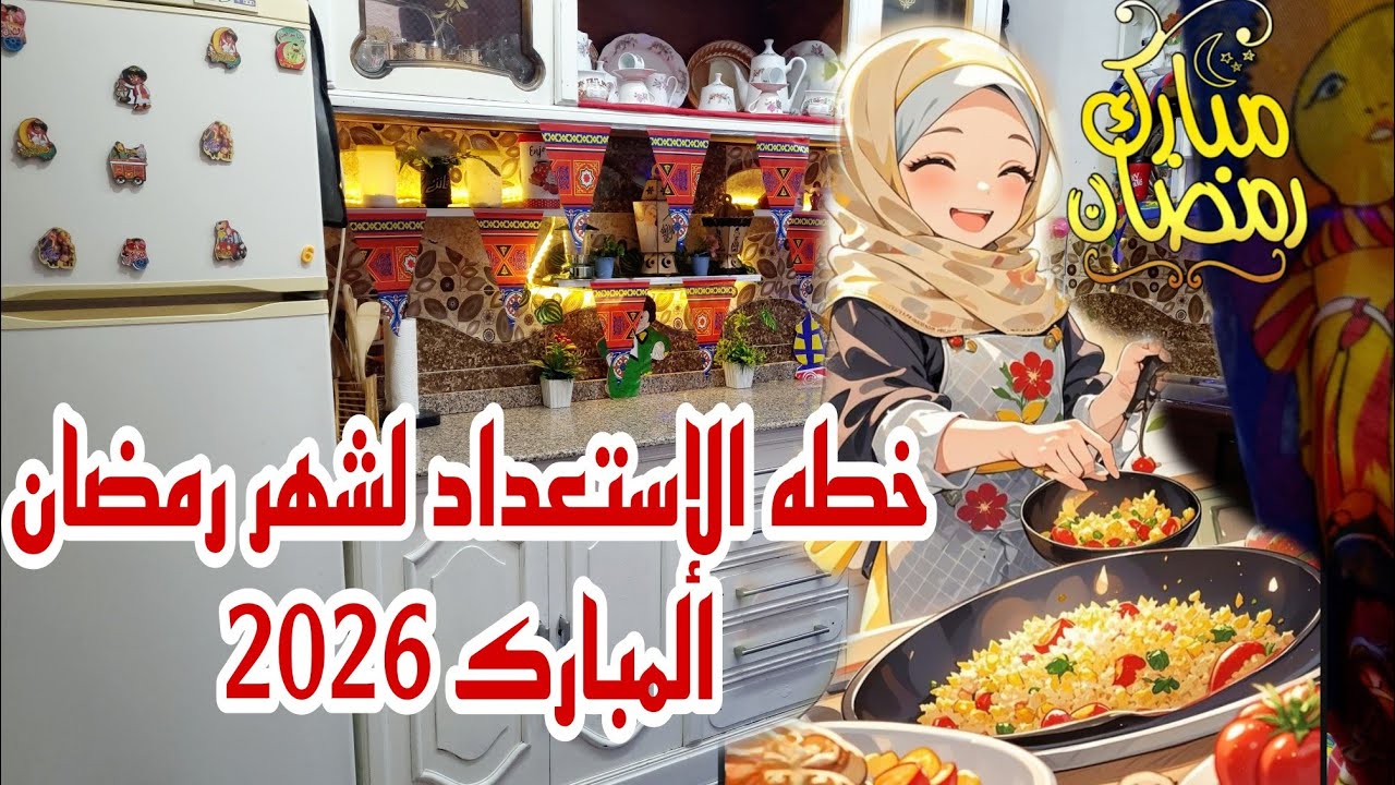 خطه الإستعداد لرمضان2026❗️مستنيه اى يلا استعدى وابدئى معايا بافكار عبقريه لتظبيط الميزانيه 👌💯