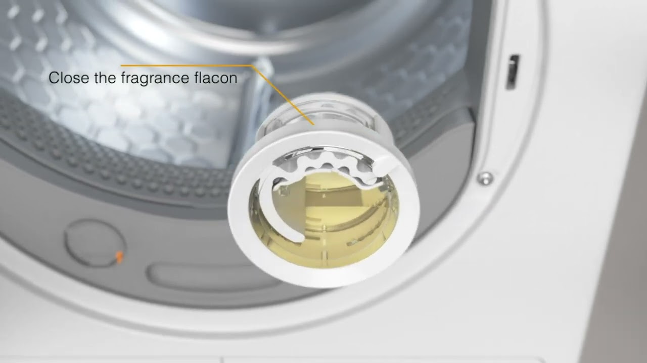 How to Insert a Fragrance Flacon into Your Miele T1 Dryer