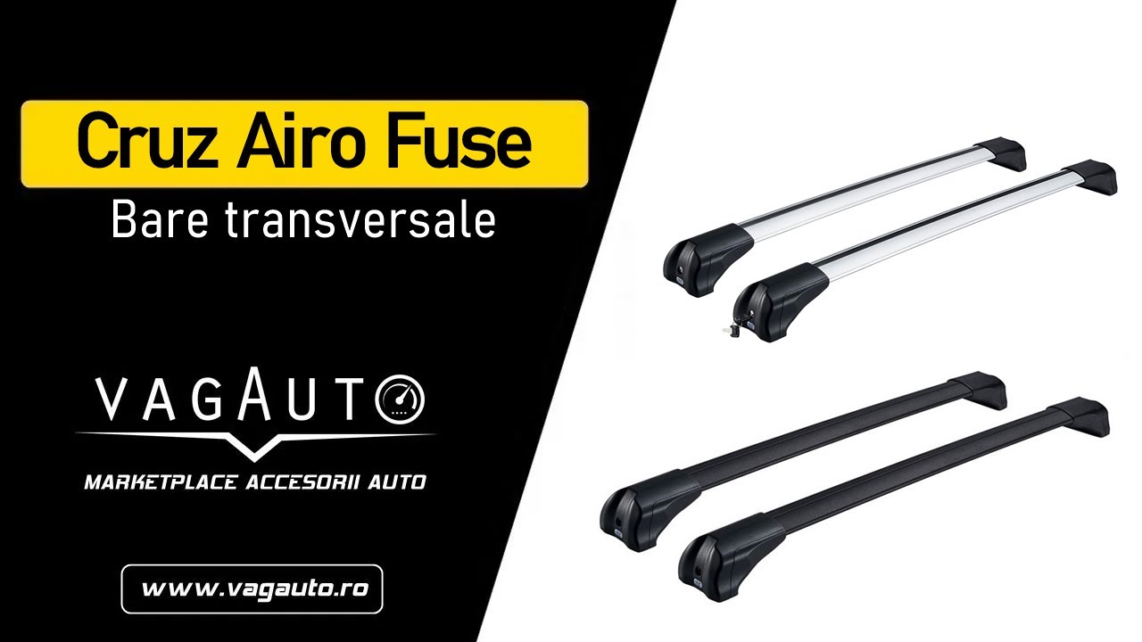 Bare transversale Cruz Airo Fuse - tutorial montaj | VagAuto.ro