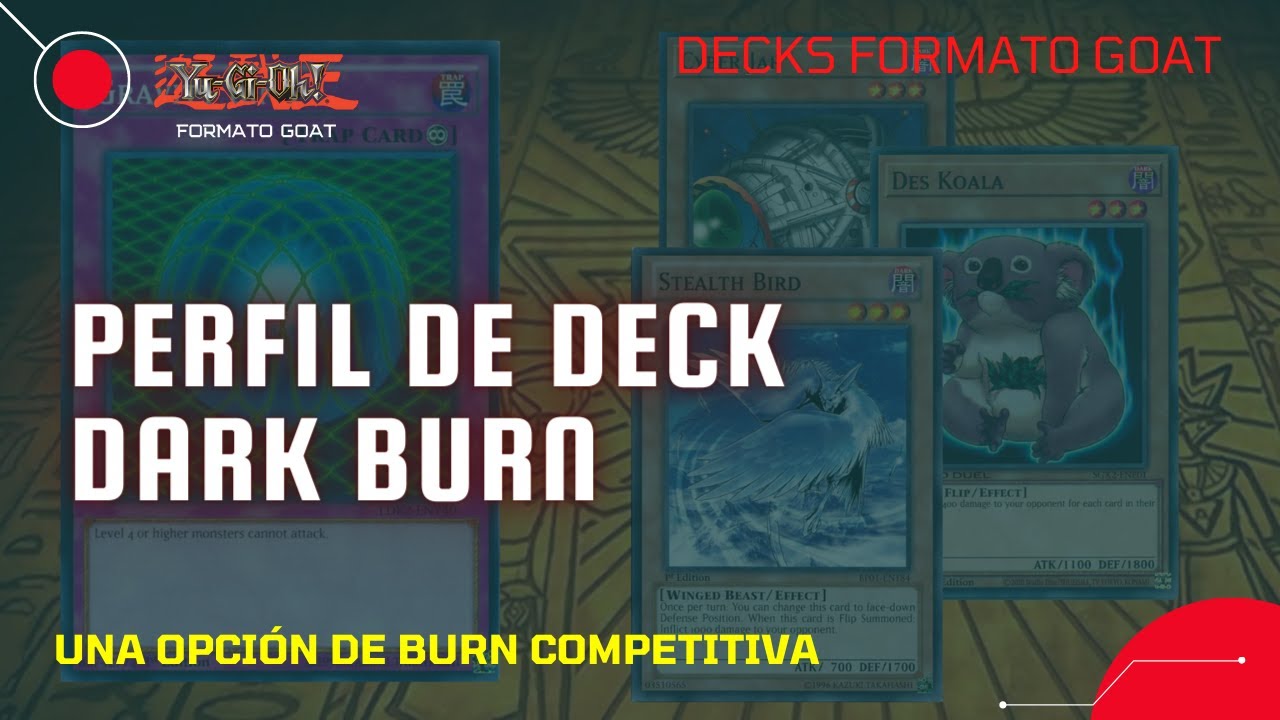 Perfil de Deck Dark Burn - Yugioh Formato Goat / Time Wizard