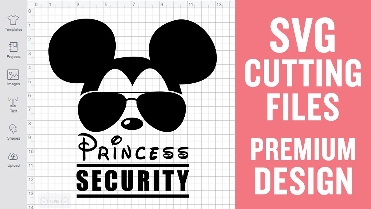Princess Security Svg Cutting Files for Cricut Premium cut SVG