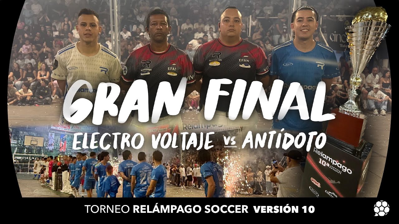¡GRAN FINAL! 🏆 Electro Voltaje vs Antídoto 🔥 ¡PARTIDAZO NIVEL TOOOP! #TorneoRelámpago V10