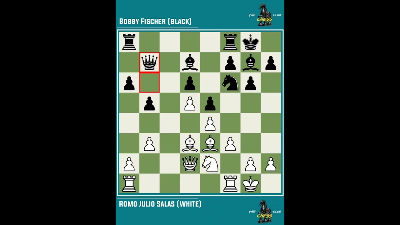 Bobby Fischer vs Romo Julio Salas | Santiago 1959 | A Tactical Masterclass